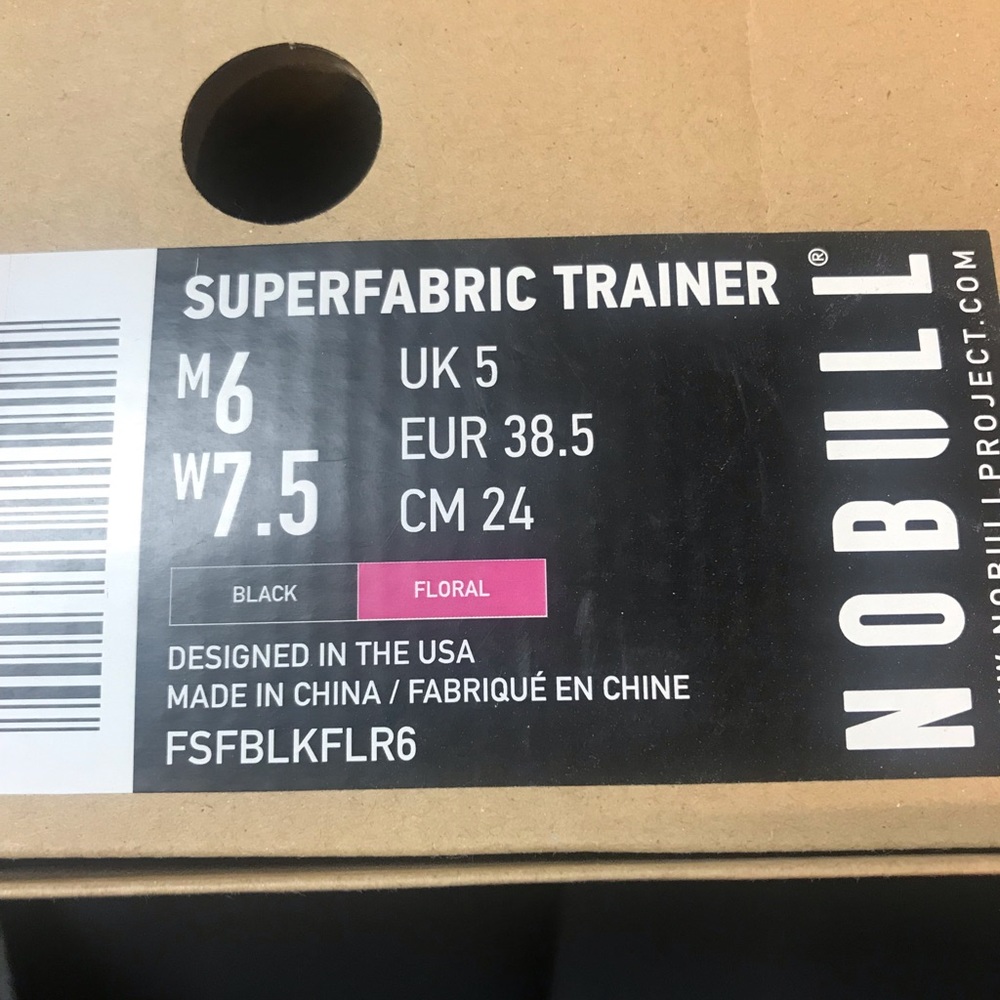 NoBull Floral Trainers